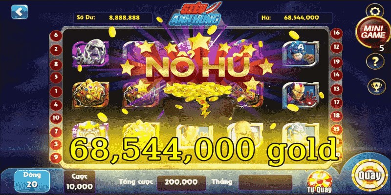Quay hũ 8KBET: Đẳng cấp game nổ hũ trúng thưởng khủng 4 Game quay hũ 8KBET thần tài thú vị