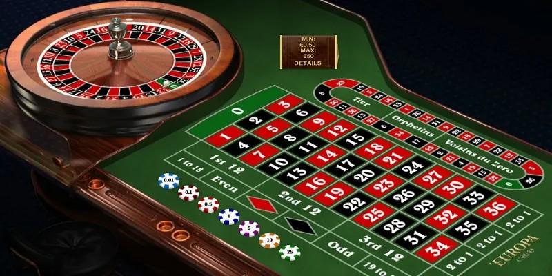 Roulette 8KBET: Trang cá cược Roulette online giải trí số 1 4 các loại cược của trò chơi